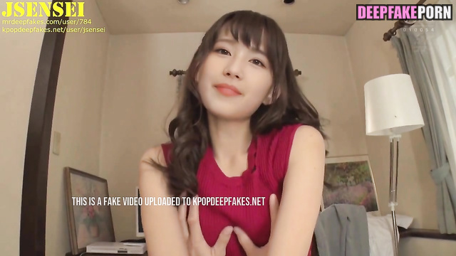 Fake Sana fuck wet pussy 湊崎 紗夏 ディープフェイク