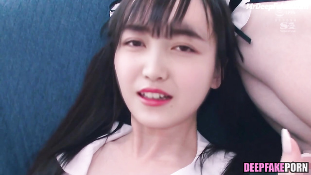 Housemaid Shiori Kubo threesome sex tape (久保史緒里 乃木坂46 フェイクポルノ)