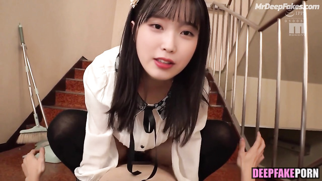 Public coitus with deepfake IU sex scene (한국어 이지은 가짜 포르노)