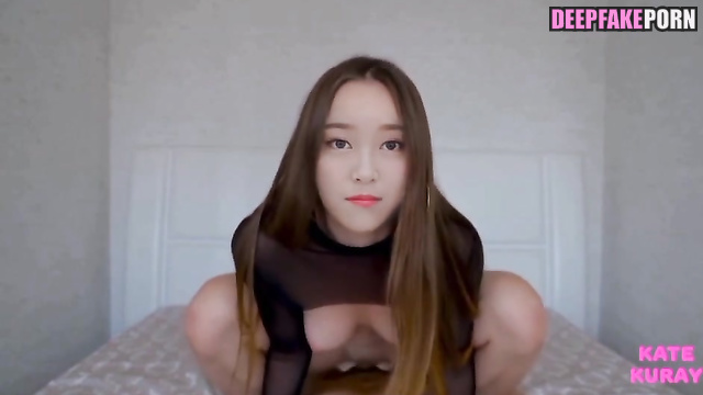 현진 이달의 소녀 가짜 포르노 Face swap HyunJin bouncing on cock [deepfake porn]