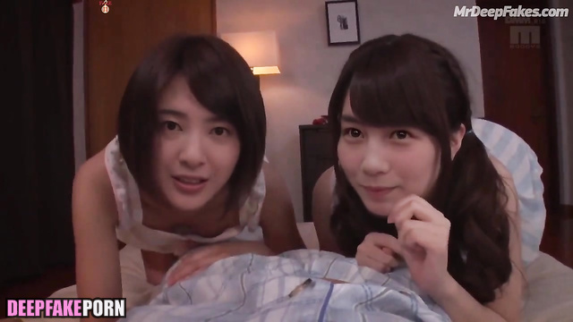 Rena Nounen X Yuriko Yoshitaka threesome sextape AI 吉高 由里子 能年 玲奈 フェイクポルノ