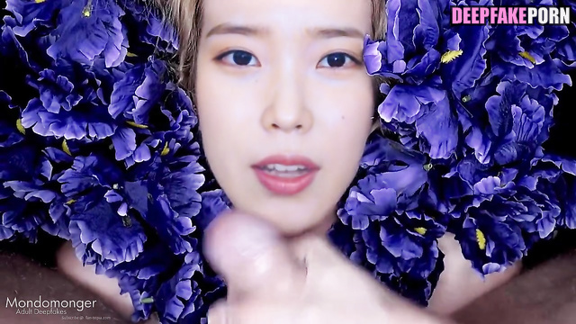Fake flower IU sucks cock (딥페이크 아이유) [PREMIUM]