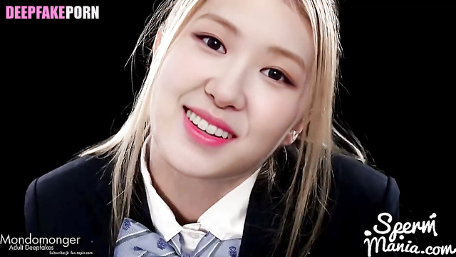 Fake korean girl Rose loves bukkake - 로제 블랙핑크 [PREMIUM]