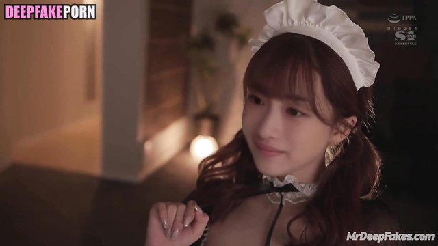 Satomi Ishihara deepfake porn in sexy suit / 石原 さとみ ディープフェイク