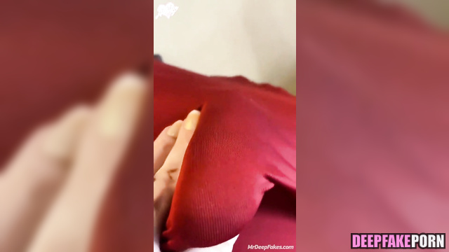 Sweet trans on high heels Lily Gao sex scene in red dress / 雪莲 性爱录像带