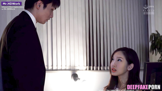Fake Nayeon fucked with colleague in office / トゥワイス ディープフェイク [PREMIUM]