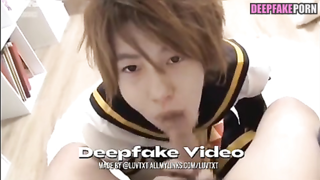 Handsome gay Renjun pov blowjob, fake // 엔시티연예인 섹스