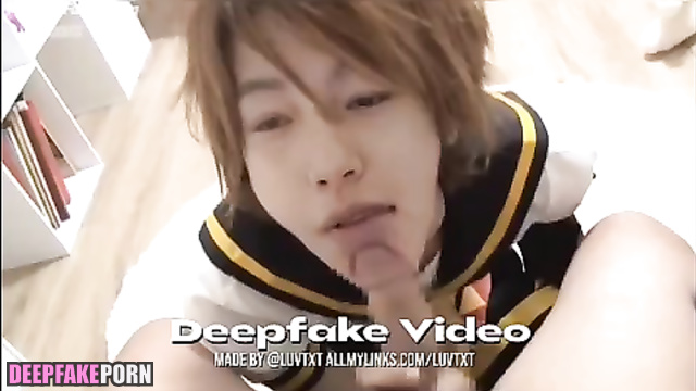 Handsome gay Renjun pov blowjob, fake // 엔시티연예인 섹스