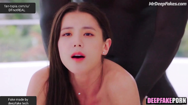 Hot, interracial sex at the villa - fake Jisoo / 블랙핑크 얼굴 교환