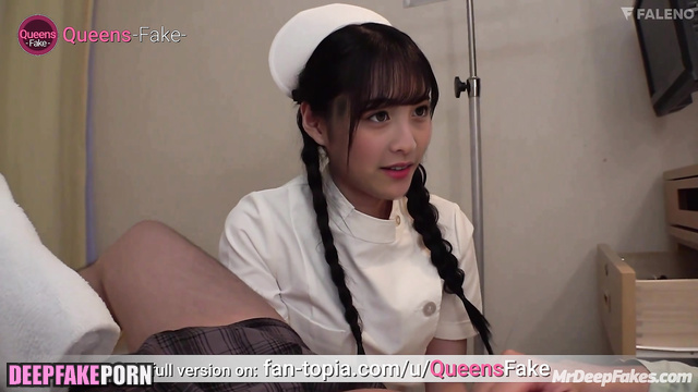 Sexy nurse Kanna Hashimoto wanna fuck, ai - 橋本 環奈 フェイススワップ