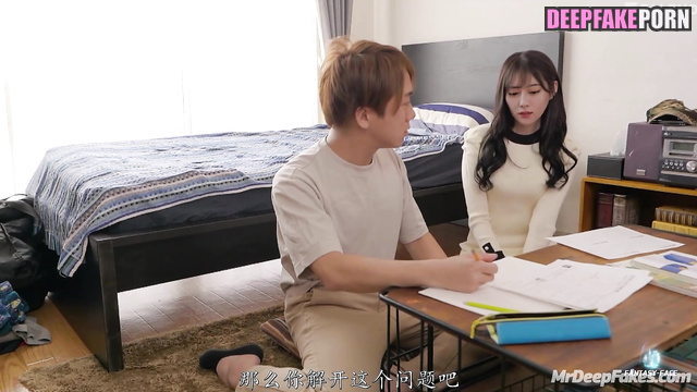 Dilraba sucked dick her student (at home), ai / 迪丽热巴 迪力木拉提 变脸