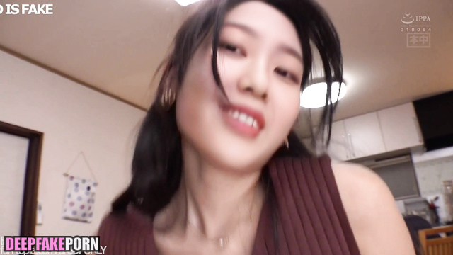 Fake Jiho (Oh My Girl) wants sexy dessert after dinner (진짜 가짜 지호) [PREMIUM]