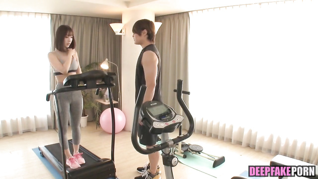 Yuki Yoda (Nogizaka46) sex scene after workout // 与田 祐希 乃木坂46
