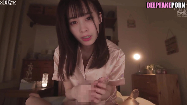 Kanna Hashimoto hot sex scene before bedtime / 橋本 環奈 偽アプリ [PREMIUM]