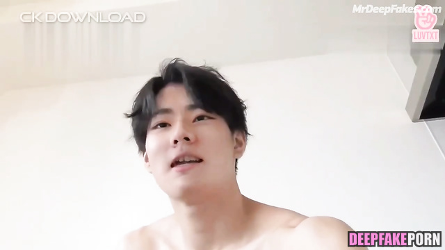 Cute gay Jungwon solo jerking off, ai - エンハイフン セックスシーン