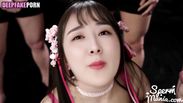 Viya deepfake porn, bukkake in dark room / 薇娅 性爱录像带 [PREMIUM]