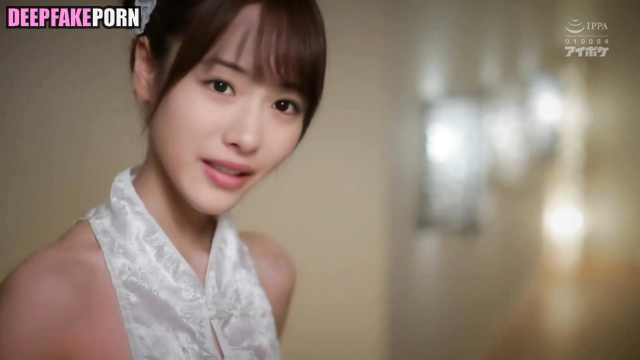 Fake Satomi Ishihara fucked in oiled dress / 石原 さとみ セレブのセックス [PREMIUM]