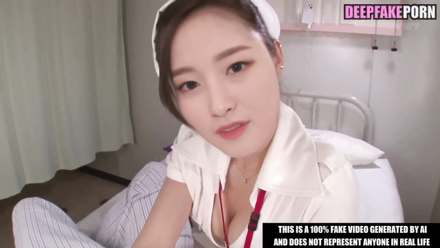 Fake Arin making blowjob after medical operation / 아린 오마이걸 [PREMIUM]