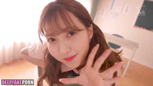 Asuka Saito cute sex scenes after lessons / 齋藤 飛鳥 偽アプリ [PREMIUM]