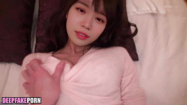 Her hairy pussy is pleased, Chaewon celeb sex // アイズワン アダルトビデオ [PREMIUM]