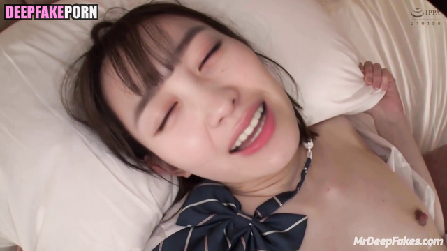 Kanna Hashimoto pov sex scenes - plays with dildo / 橋本 環奈 有名人のセックス