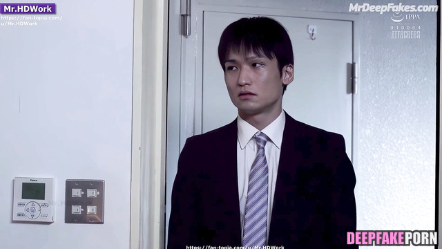 Office lady wanna fuck new colleague, fake Minju / アイズワン セックスシーン