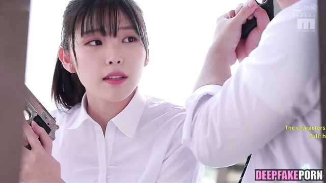 IU face swap - pretty girl fucked in oil / 아이유 딥 페이크 포르노