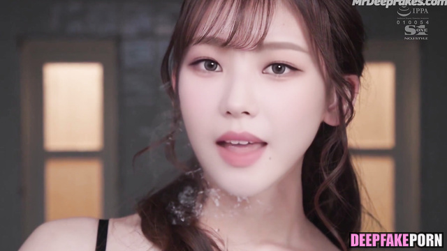 Sexy asian bitch Karina kissed so hot with stranger / 카리나 에스파 ai scenes