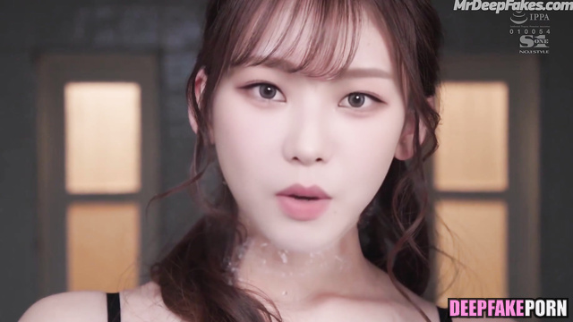 Sexy asian bitch Karina kissed so hot with stranger / 카리나 에스파 ai scenes