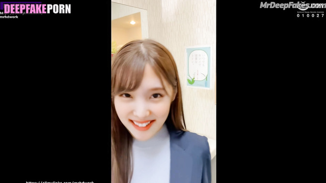 Office toilet is the best place for fuck - Nayeon face swap /トゥワイス 本物の偽物