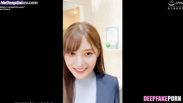 アイズワン IZ*ONE Deepfake Hot Minju can be very horny at work ディープフェイク