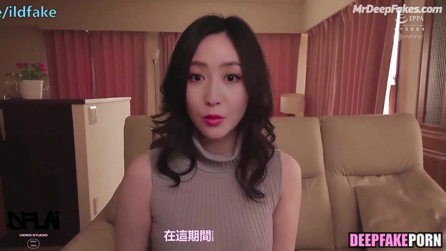 佟丽娅 Tong Liya puts on sexy costume and shows big boobs AI 人工智能