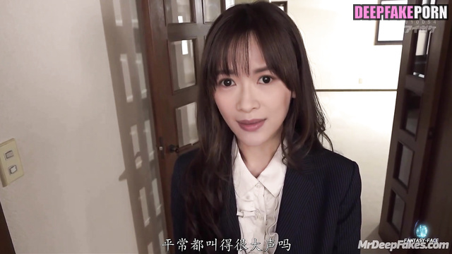 Fake Zhang Ziyi jerking off to mother's boyfriend / 章子怡 名人性爱