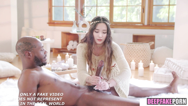 가짜 포르노 Stunning IU in fake porn tries to handle huge size of BBC 아이유