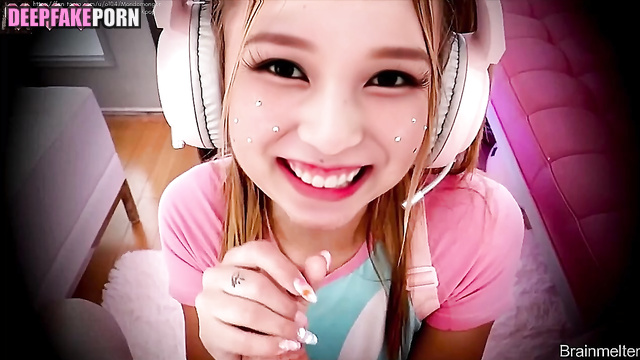 Blowjob with cumshots to great music with Mina, ai (トゥワイス セックステープ) [PREMIUM]