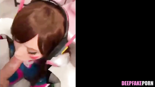 Fake porn compilation with Tiptoe Tingles ASMR doing the best blowjobs