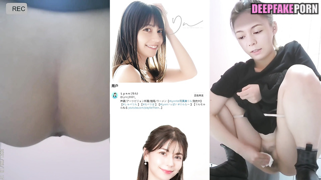 Girl demonstrating her morning peeing - Lynn (りん 本物の偽物) fetish sex tape