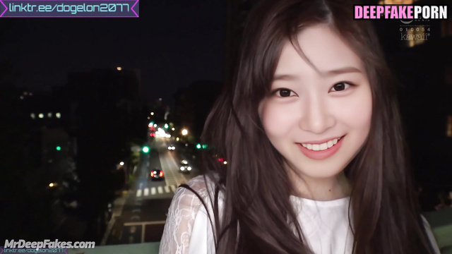 Crazy threesome with strangers from promenade / Minju A.I. アイズワン 本物の偽物