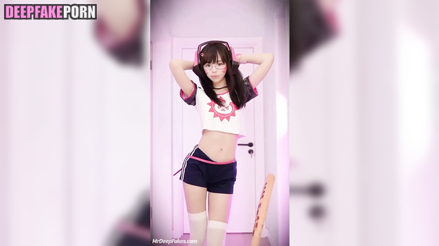 Funny teen Tiptoe Tingles ASMR dancing in the presence of her toys, ai