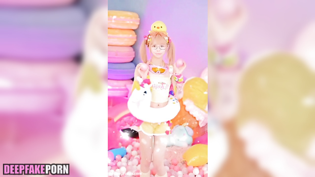 Funny teen Tiptoe Tingles ASMR dancing in the presence of her toys, ai