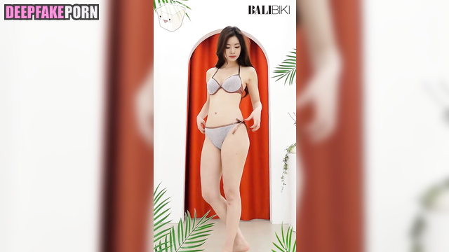 トゥワイス 本物の偽物 Dahyun demonstrating hot bikini / deepfake video