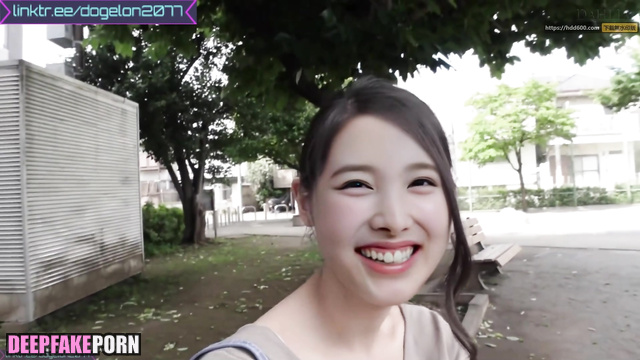 Girl from a street showing boys her sweet pussy, ai Nayeon (トゥワイス 本物の偽物)