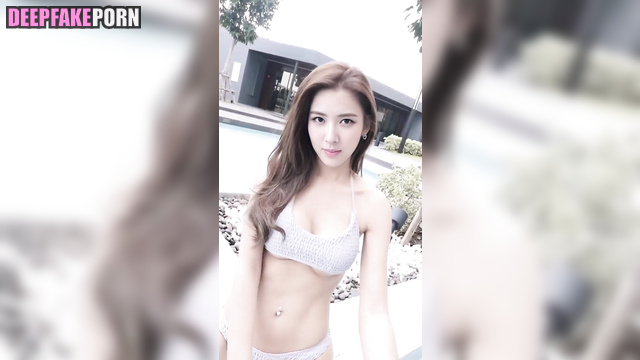 Dirty talk in red bikini / 로제 블랙핑크 Rose deepfake video [PREMIUM]