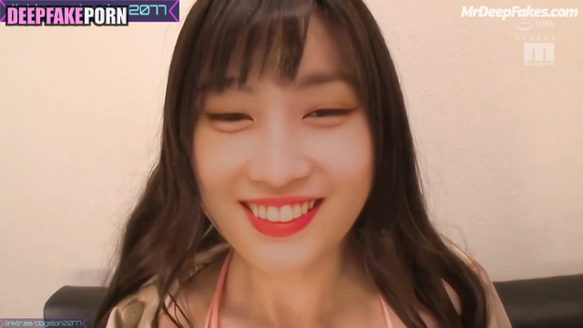 Sweet spontaneous jerking off by fake Momo - トゥワイス ディープフェイクポルノ