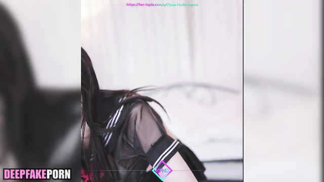 Karina solo sex tape in hot schoolgirl suit - 카리나 에스파 [PREMIUM]