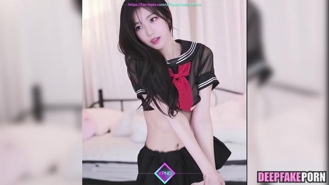 Karina solo sex tape in hot schoolgirl suit - 카리나 에스파 [PREMIUM]