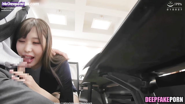 Fake porn アイヴ IVE Wonyoung secretly fucks at work meeting フェイクポルノ