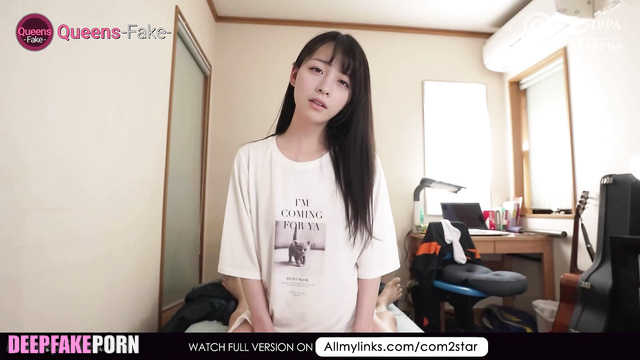 Kanna Hashimoto having sex in t-shirt her boyfriend, ai (橋本 環奈 セレブのセックス)