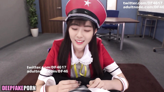 J-pop star Iwamoto Renka Nogizaka46 making a blowjob (ジェイポップ 岩本蓮加 乃木坂46 フェラ) [PREMIUM]