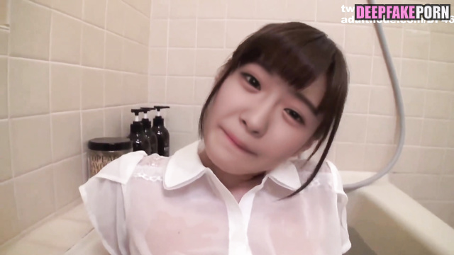 Seimiya Rei wet in bathroom sucking some cock ai porn 清宮 レイ 乃木坂46 フェイクポルノ [PREMIUM]